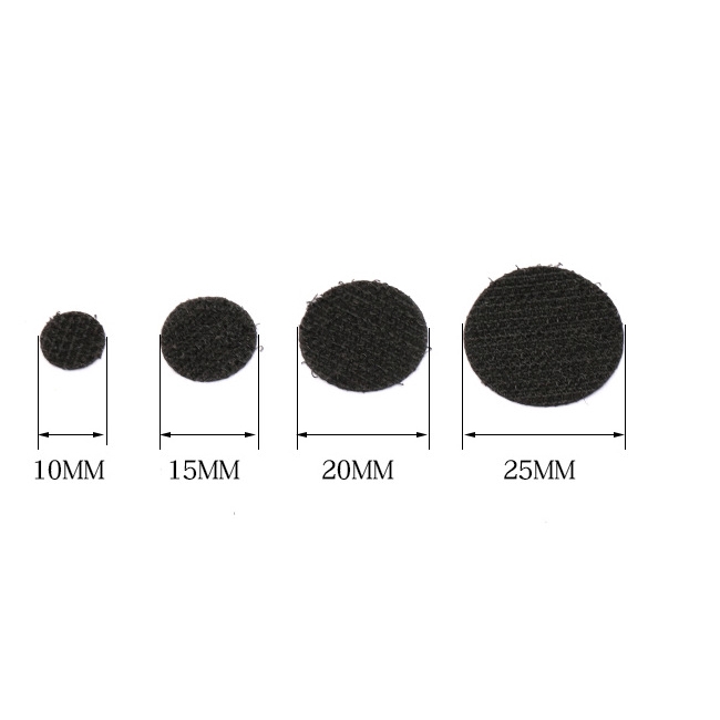 500 Pairs Self Adhesive Velcro Dots Felt Stickers/Sticky Back Fastening Fastening Waterproof Dots Tape/Strong Adhesives Round Coins Sticker Hooks Loops Disk