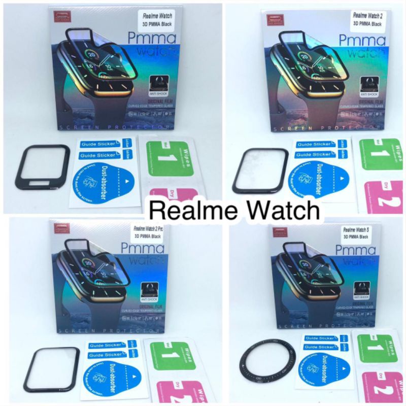 Realme Watch / Realme Watch 2 / Realme Watch 2 Pro / Realme Watch S / Realme Band 2 | Tempered  Glas