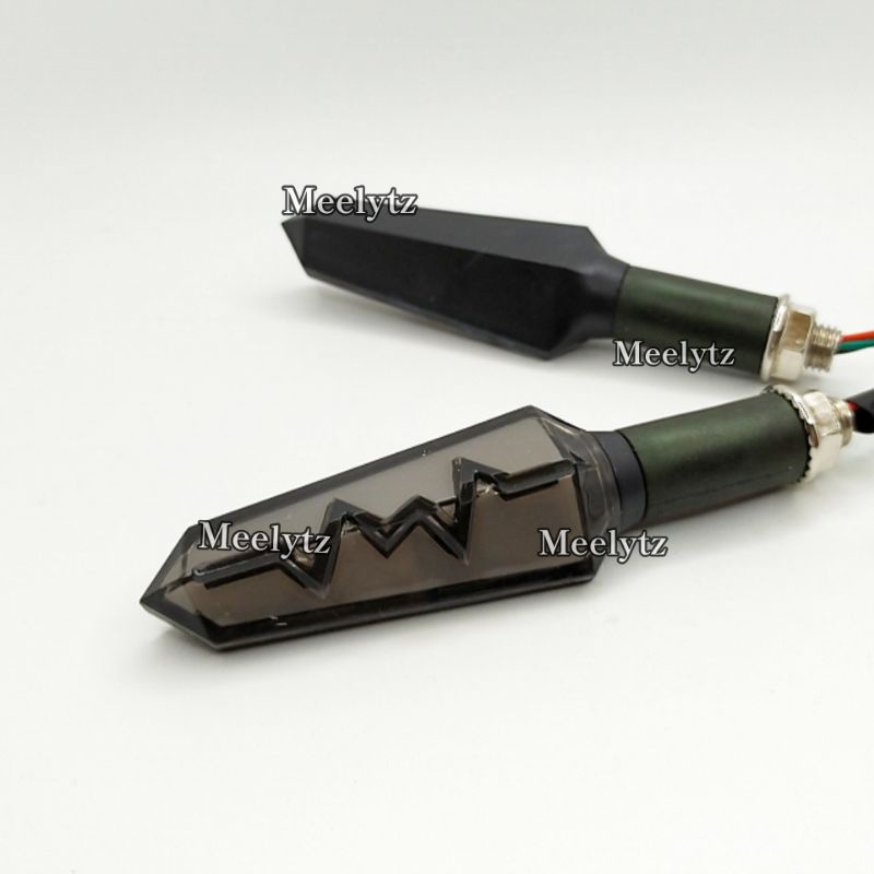 Lampu LED sein running 2 warna senja sein running petir universal waterproof