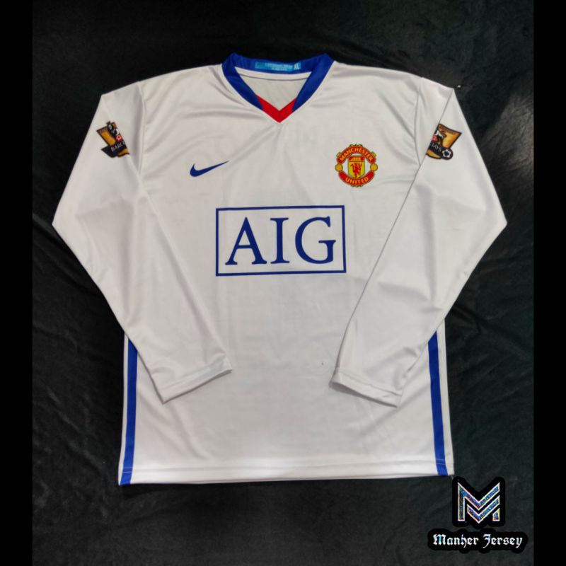 Jersey MU 2008 2009 Away Full Printing Custom