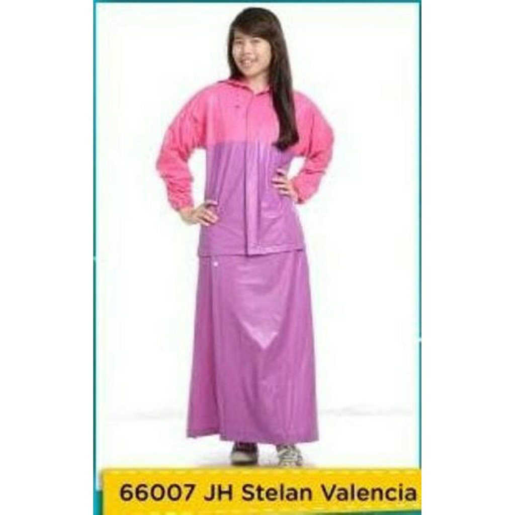 FELWINSHOP Jas Hujan Setelan Dewasa Rok Wanita Valencia