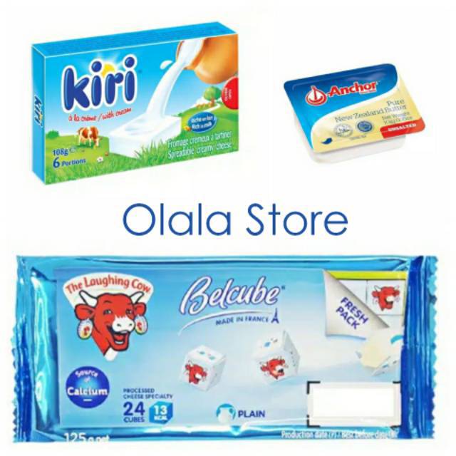 KEJU MPASI BAYI / KEJU ANCHOR UNSALTED /KEJU BELCUBE/ KEJU KIRI / KEJU ELLE VIRE