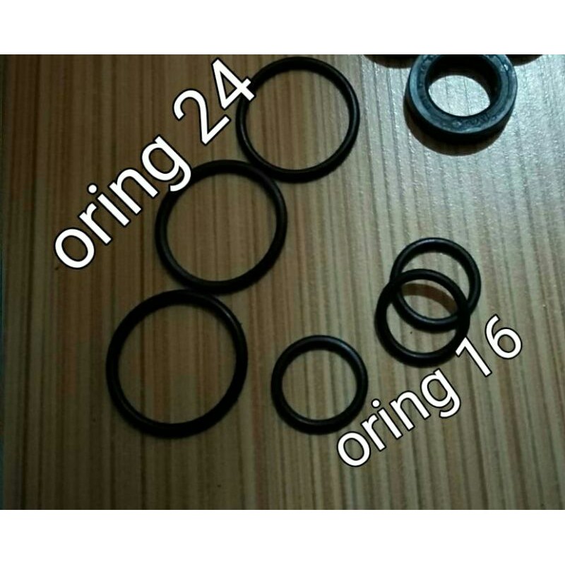 Oring 24 - Oring 16 (1 set) seal oli sparepart steam