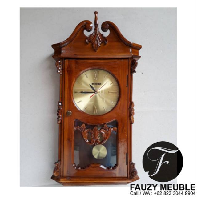 Jam Dinding Canopy,Jam Dinding Classic,Jam Dinding Jati Ukiran Jepara