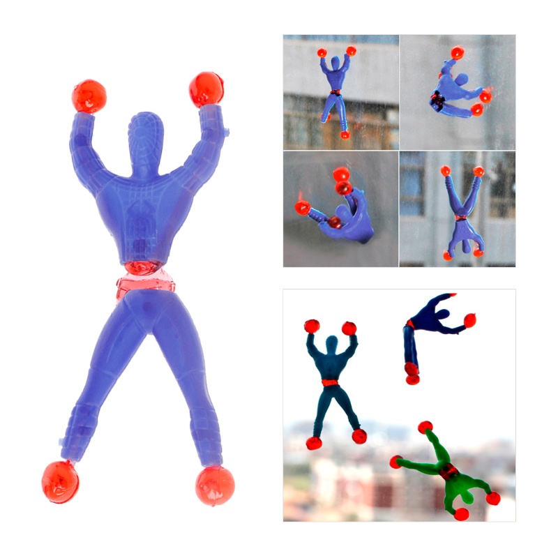 Mary Sticky Elastis Spider Man Fun Stretchy Mainan Anak Panjat Dinding Figure Super Hero