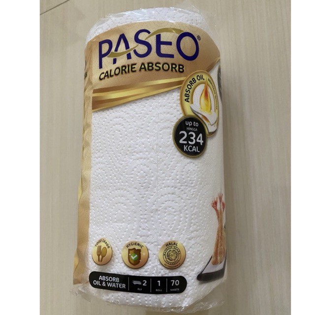 Tisu dapur Paseo kitchen towel 1roll 2ply 70sheets