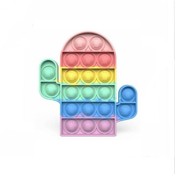 MAINAN ANAK POP IT MURAH POPIT SQUARE RAINBOW MULTICOLOR FIDGET PUSH BUBBLE PENGHILANG STRESS COD-ROBOT