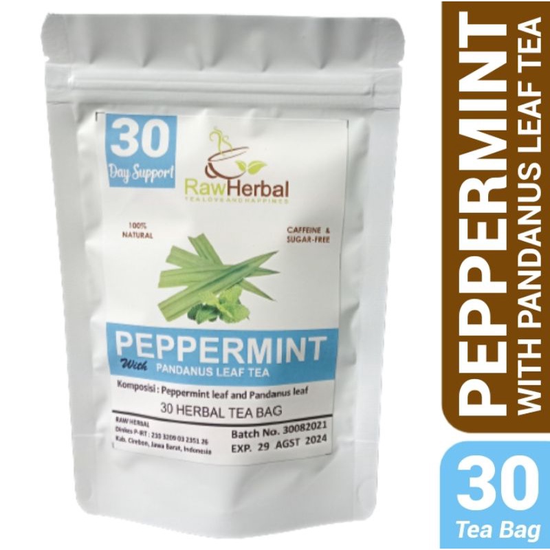 Peppermint With Pandanus Leaf Tea Isi 30 Tea Bag