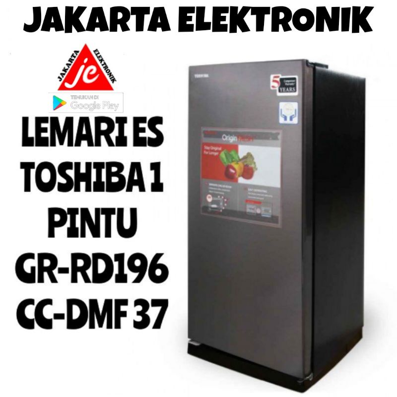 TOSHIBA KULKAS 1PINTU GR-RD196CC-DMF