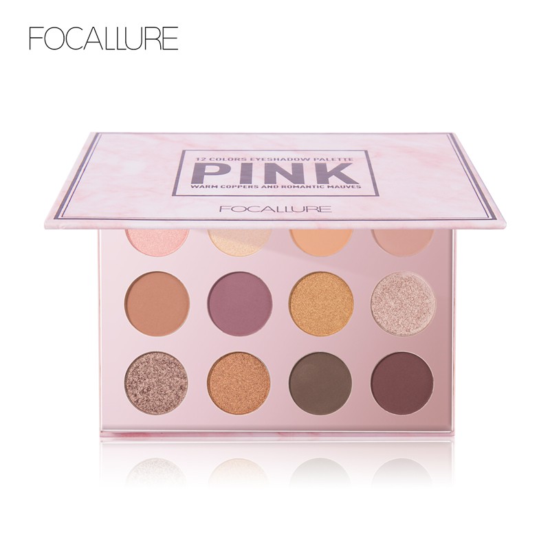 FA61 3 FOCALLURE 12 Colors Eyeshadow Palette Eye Makeup