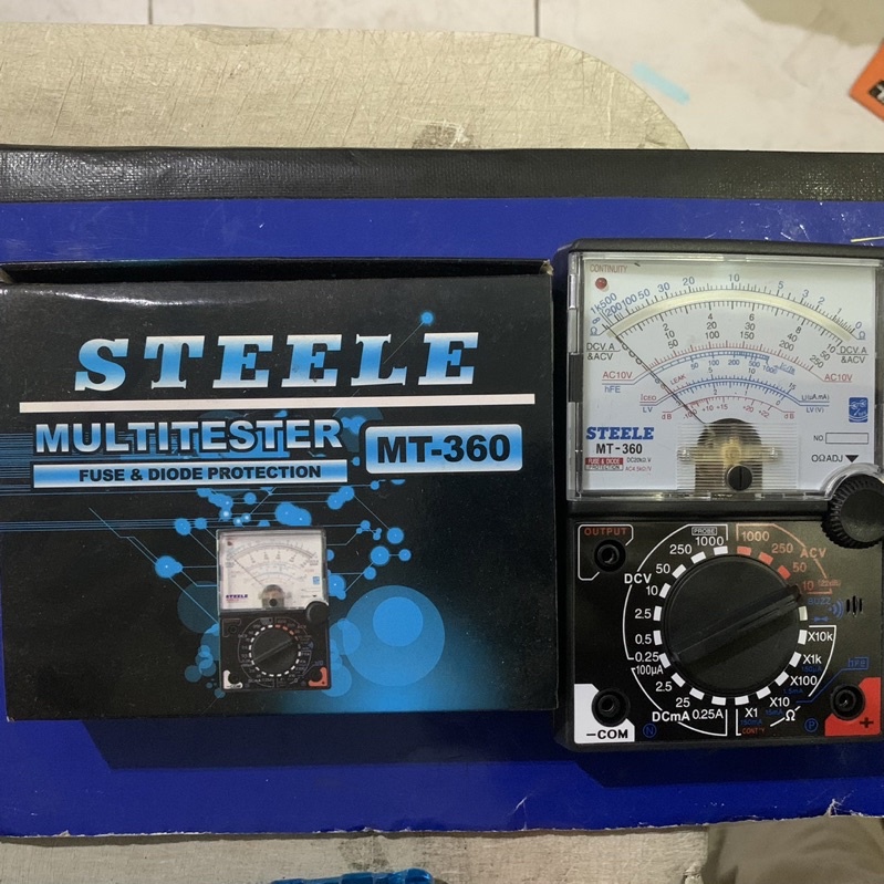 MULTITESTER MT-360 STEELE / MULTI TESTER BESAR STEELE