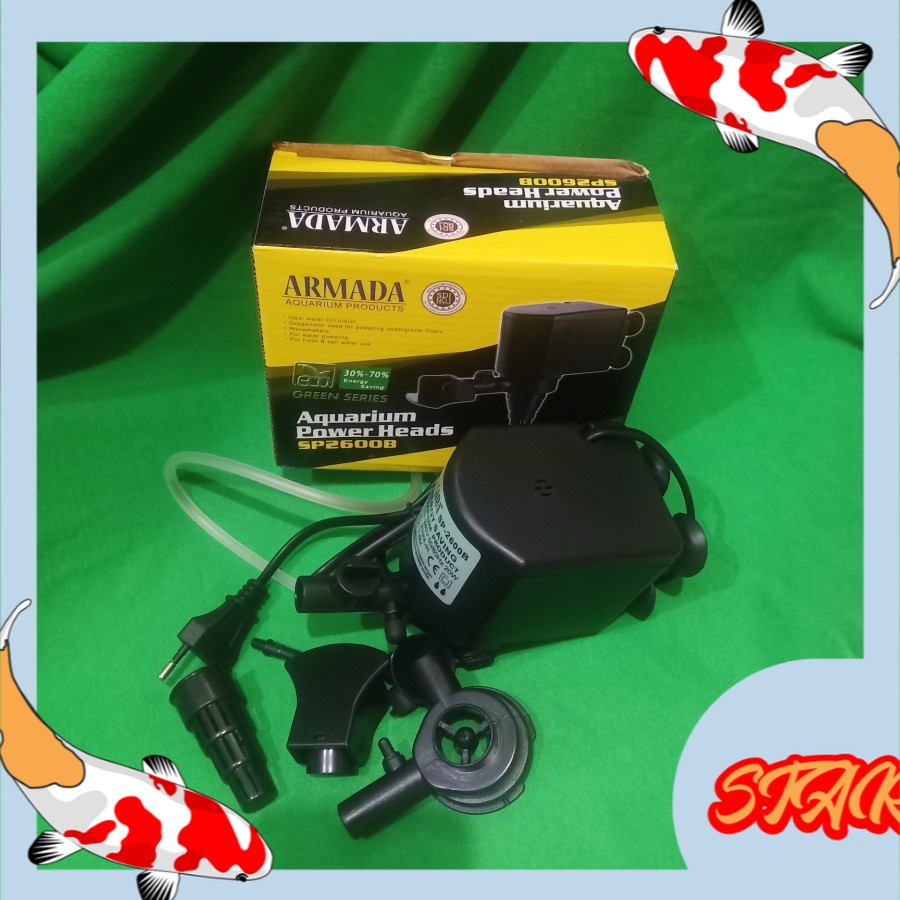 aquarium pompa celup power head ARMADA SP 2600 B