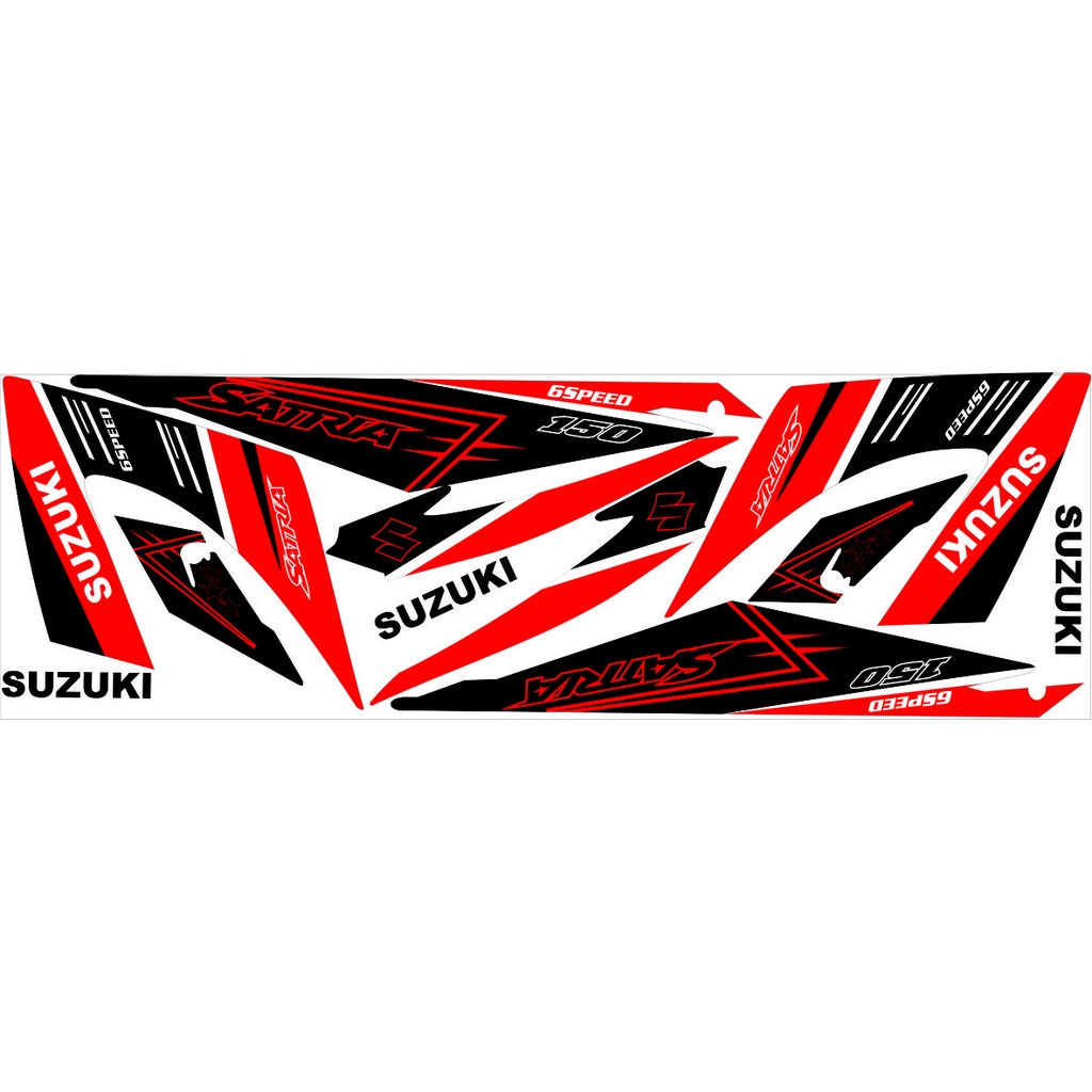 striping satria fu facelift variasi / striping fu facelift / striping satria fu / striping fu raider