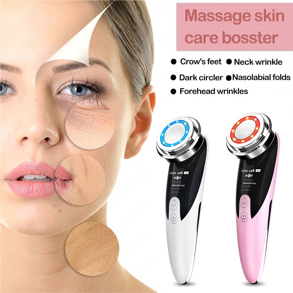 Alat Setrika Wajah  3 In 1 Pemijat Perawatan Kulit Anti Anging Facial Massage Hot Cold Hammer