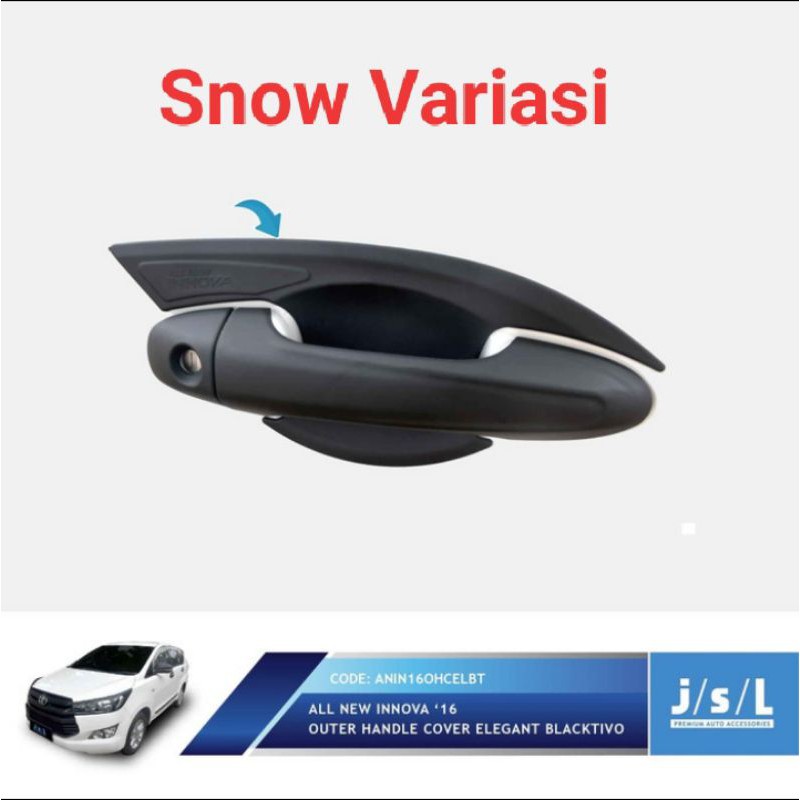 All New Innova 2016 paket tank cover Outer handle blacktivo JSL