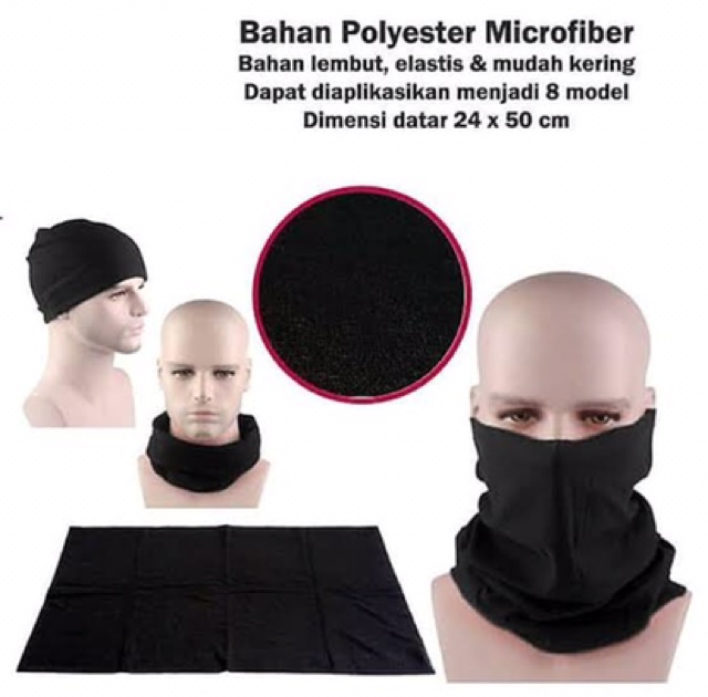 MASKER SLAYER PENUTUP MULUT BAF / MASKER MOTOR ANTI DEBU