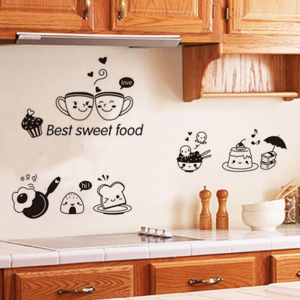 Stiker Kulkas Populer Art Gadget Kitchen &amp; Dining Stiker Vinyl