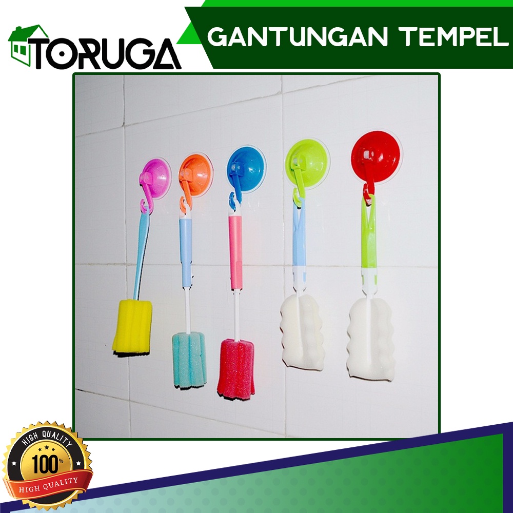 Gantungan Tempel Kait Cantolan Handuk Lap Kamar Mandi Dapur  Hook Suction Vacuum Serbaguna