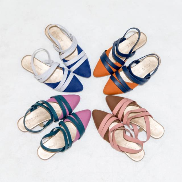 Flatshoes Wanita / Sepatu Sandal / Sandal wanita  Rosie MODNYY