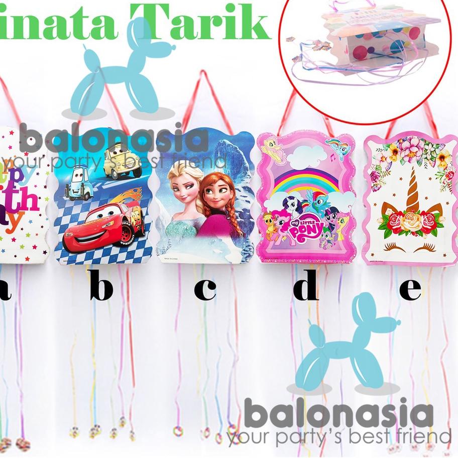 

♥ Balonasia Pinata Tarik / Pull String Paper Bag Pinata ❉