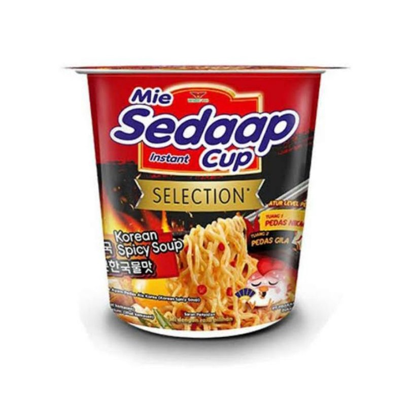 

Mie Sedaap Korean Spicy 75 cup