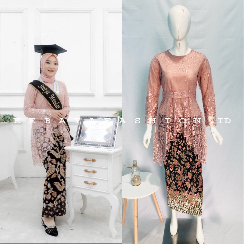 Kebaya brokat Kebaya modern Stelan kebaya brukat Kebaya Remaja Kebaya wisuda