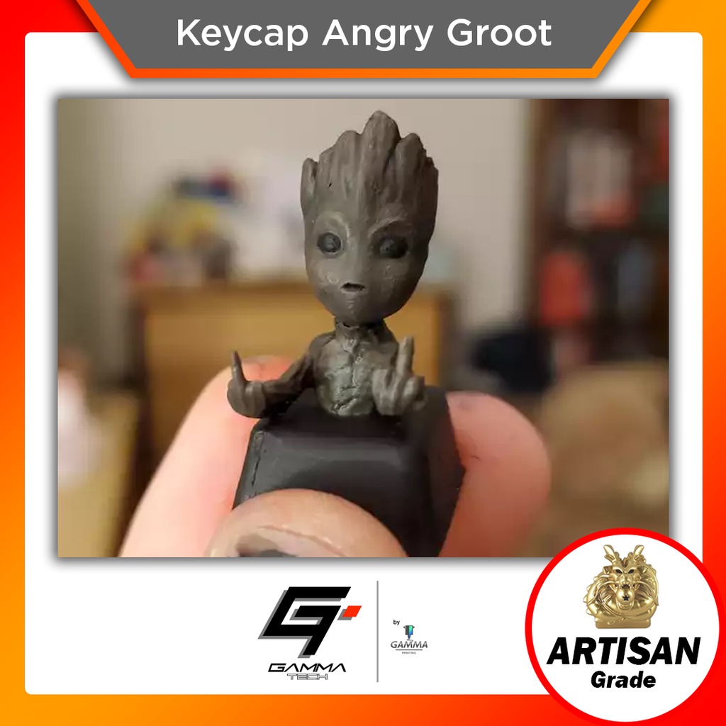 Angry Groot Artisan Keycap / Keycaps Mechanical Keyboard