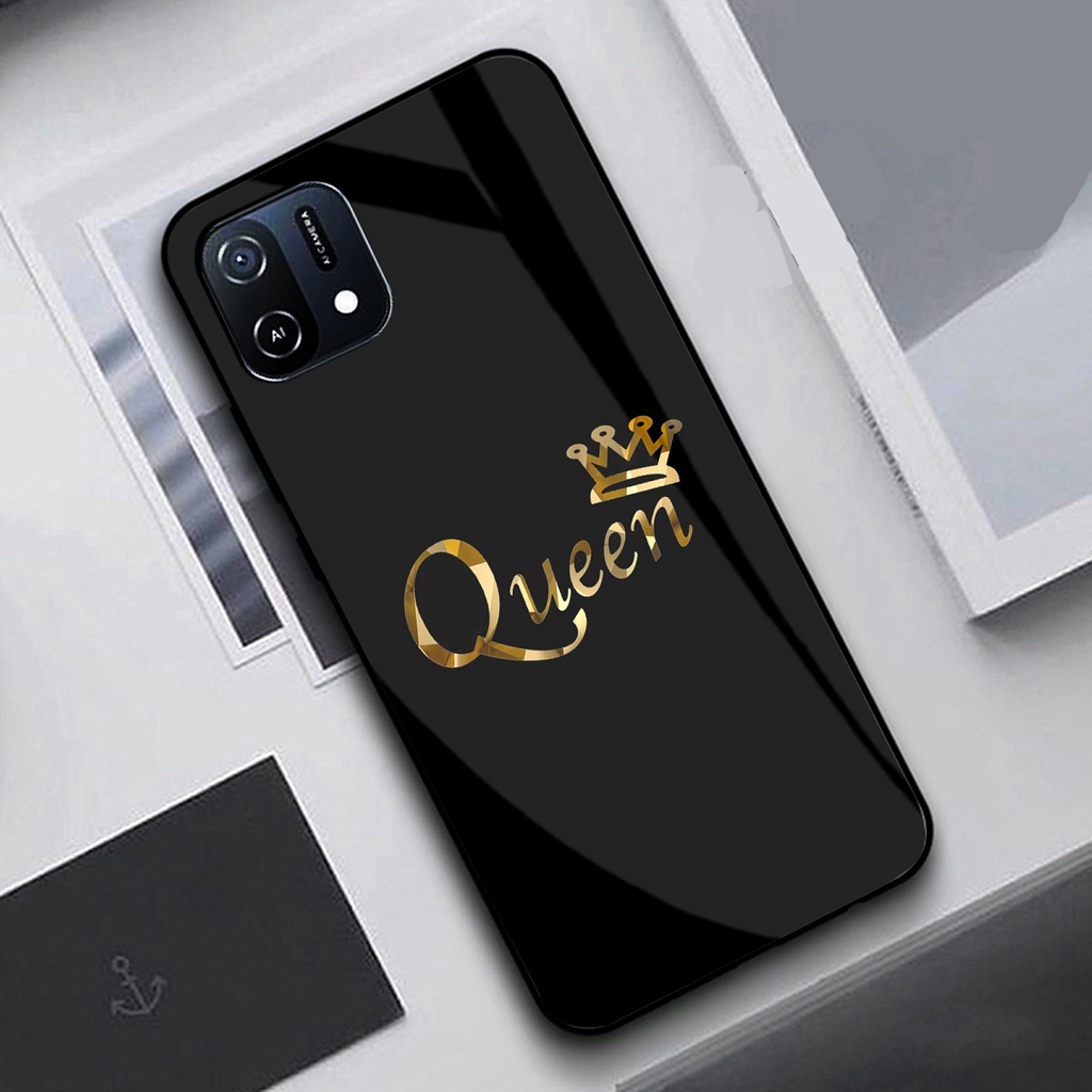 Softcase Glass Oppo A16K A16e [G107] - Softcase Mirror - Softcase Kaca Oppo A16e - Softcase Glass - 