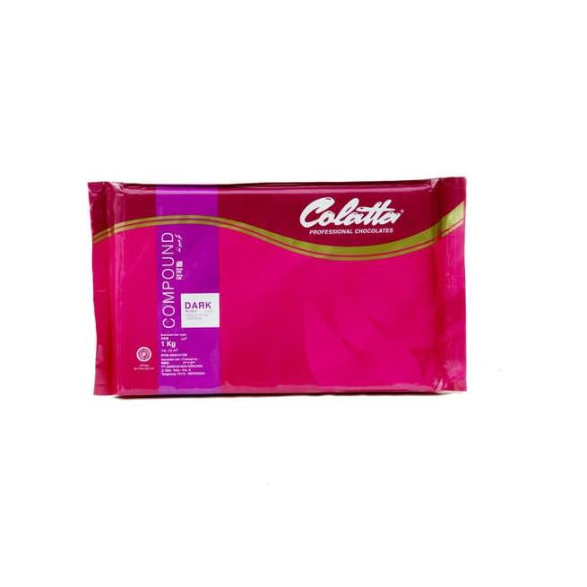 

noin Colatta Dark Compound 1 KG / coklat blok colata hitam 1kg q17∬