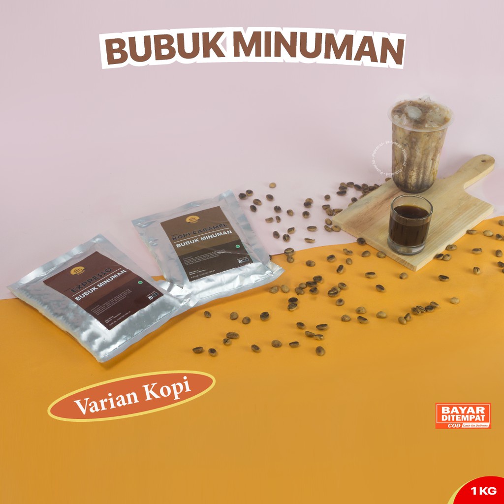 BUBUK MINUMAN RASA / BUBUK MINUMAN ANEKA RASA KOPI 250GR / BUBUK MINUMAN KEKINIAN / BUBUK MINUMAN INSTAN / BUBUK MINUMAN VARIAN KOPI / DRINK POWDER 250G