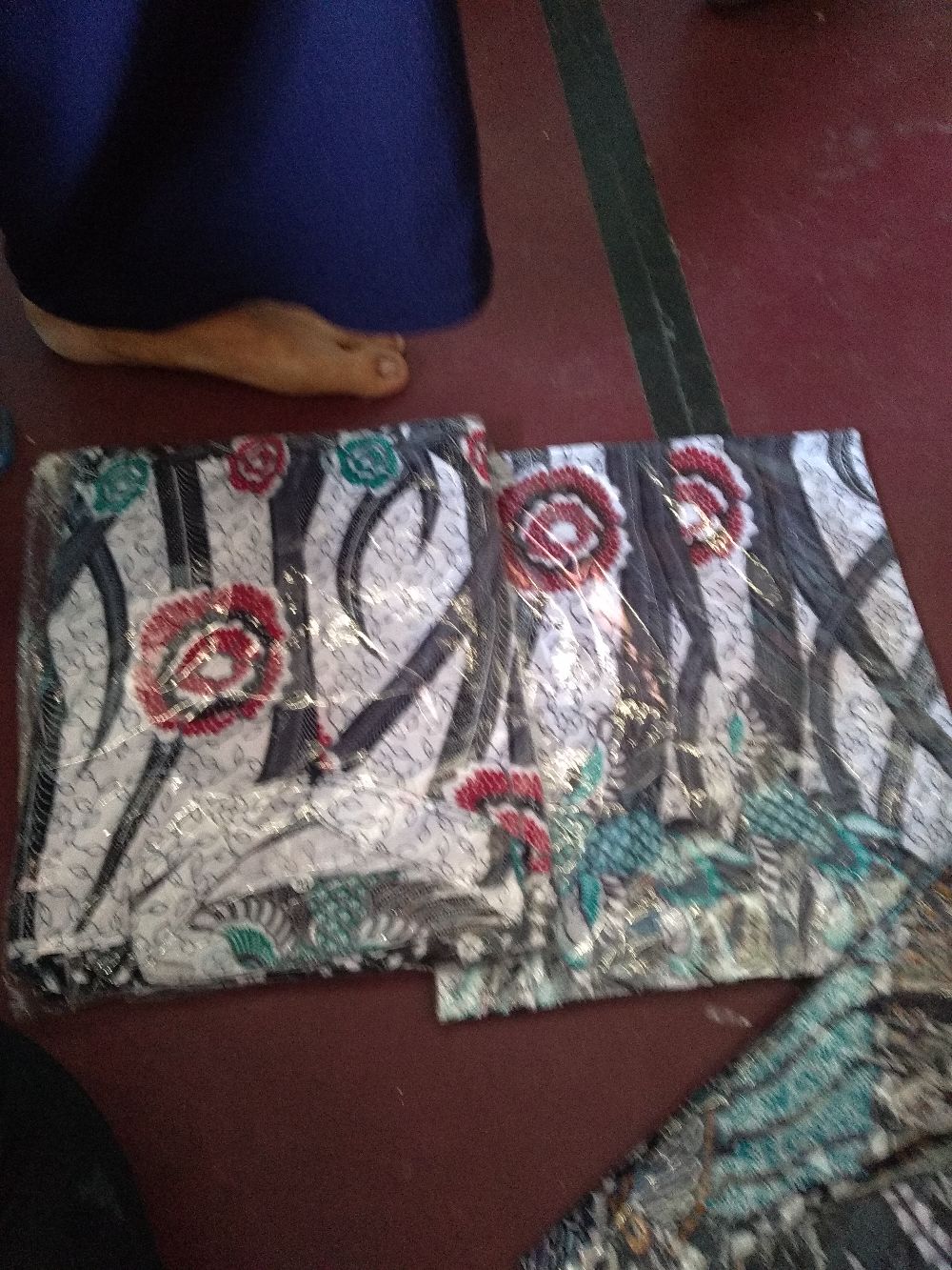 Batik Couple Keluarga Sania Ruffle Ori Ndoro Jowi Dnt Ilalang Putih