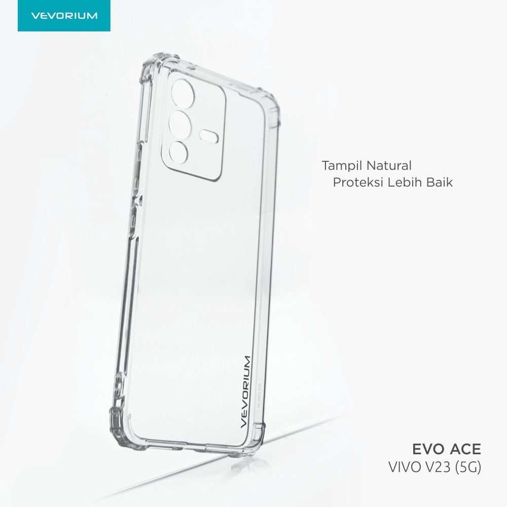 VEVORIUM EVO ACE VIVO V23 5G V23E Clear Soft Case Shockproof Bening Transparan