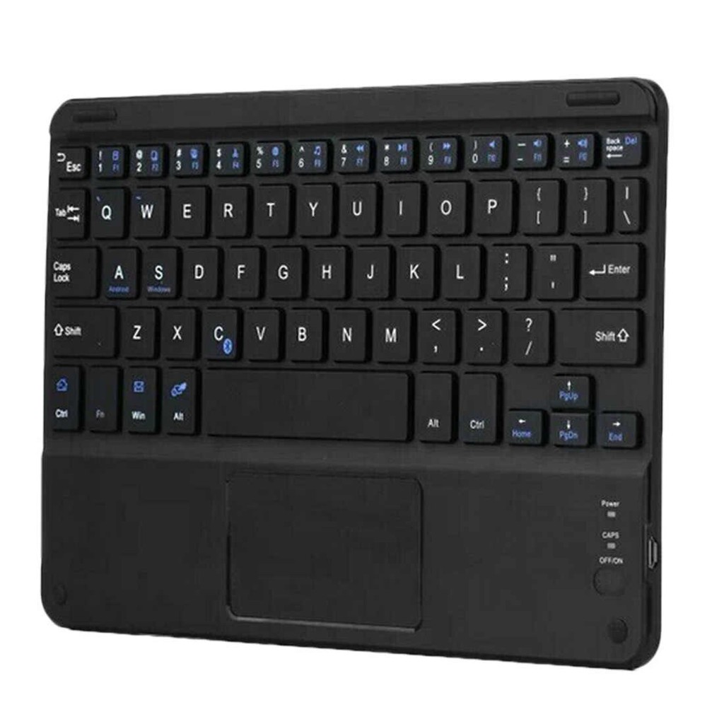 Keyboard wireless Bluetooth 8 inch lengkap dengan mouse touchpad size