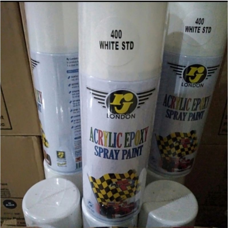 

cat semprot RJ London 400cc warna white STD(400) pylox pilox