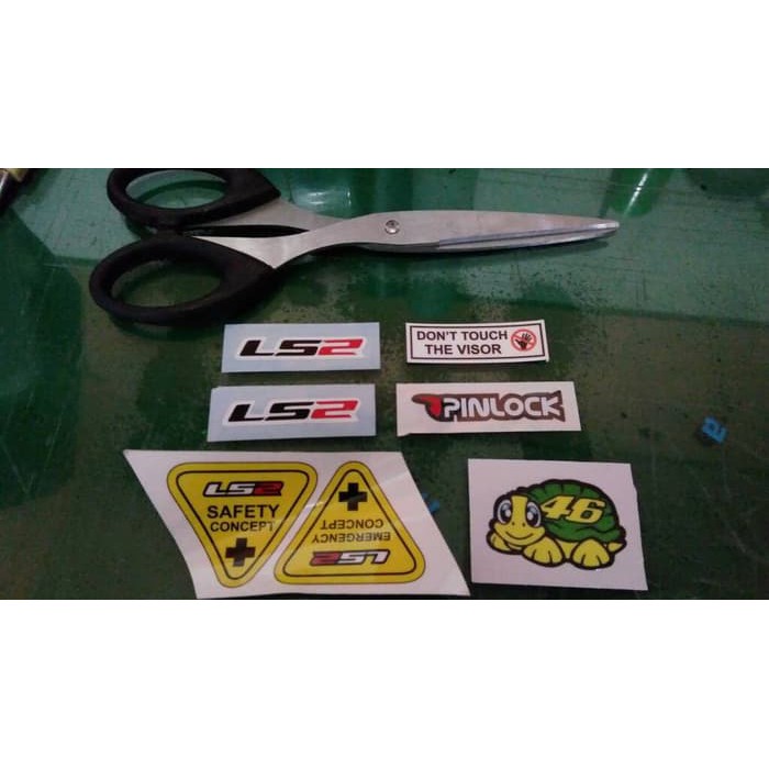 Sticker set Visor Helm LS2 Helmet