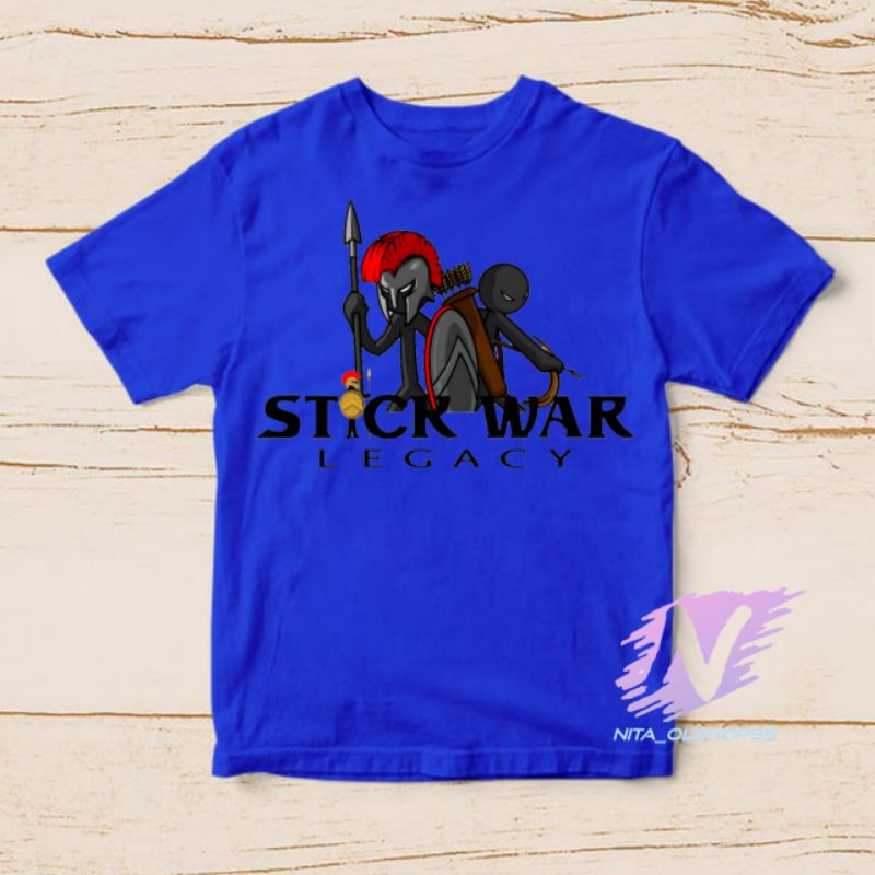 stickwar legacy kaos anak stickman baju kartun anak