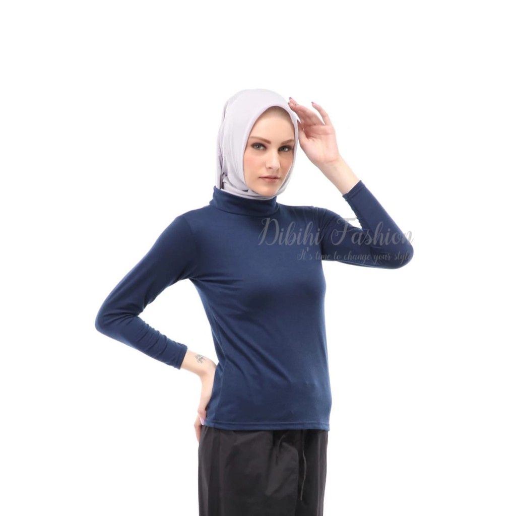 Manset Wanita | Manset Turtle Neck | Inner Kaos Wanita Lengan Panjang