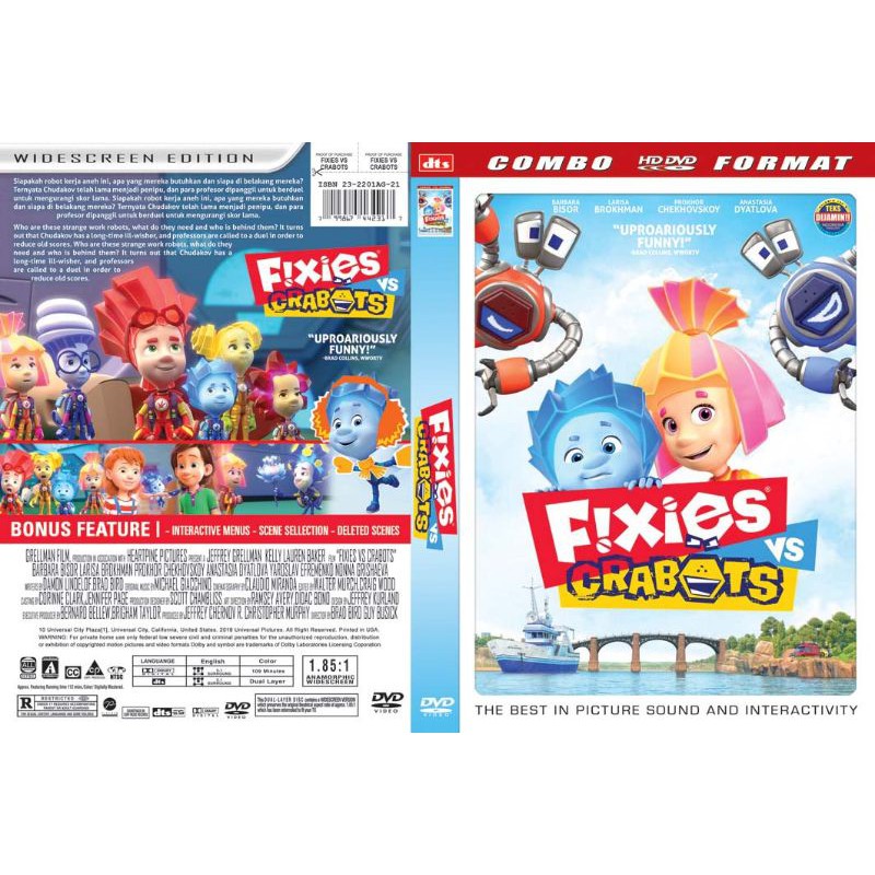 kaset film new animasi PIXIES vs KRABOTS