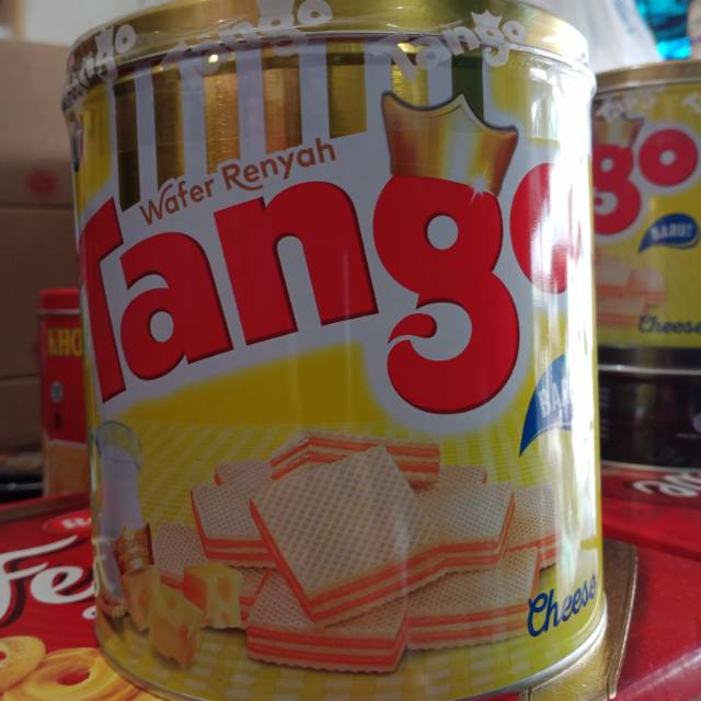 Jual Wafer tango keju 350gr per kaleng Indonesia|Shopee Indonesia