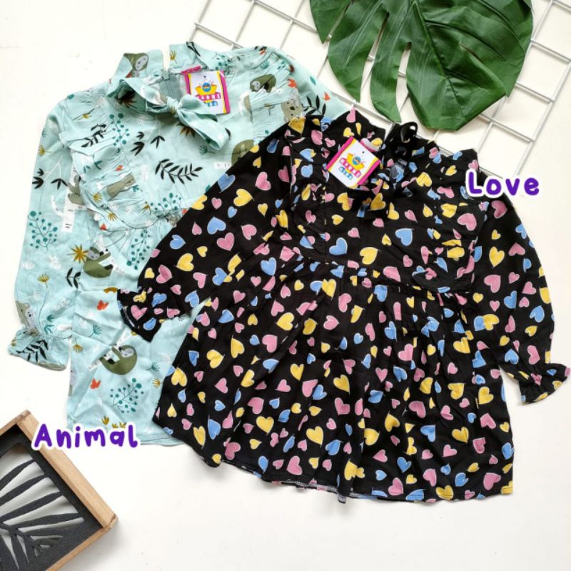 1-5T DRESS HILYA DRESS ANAK