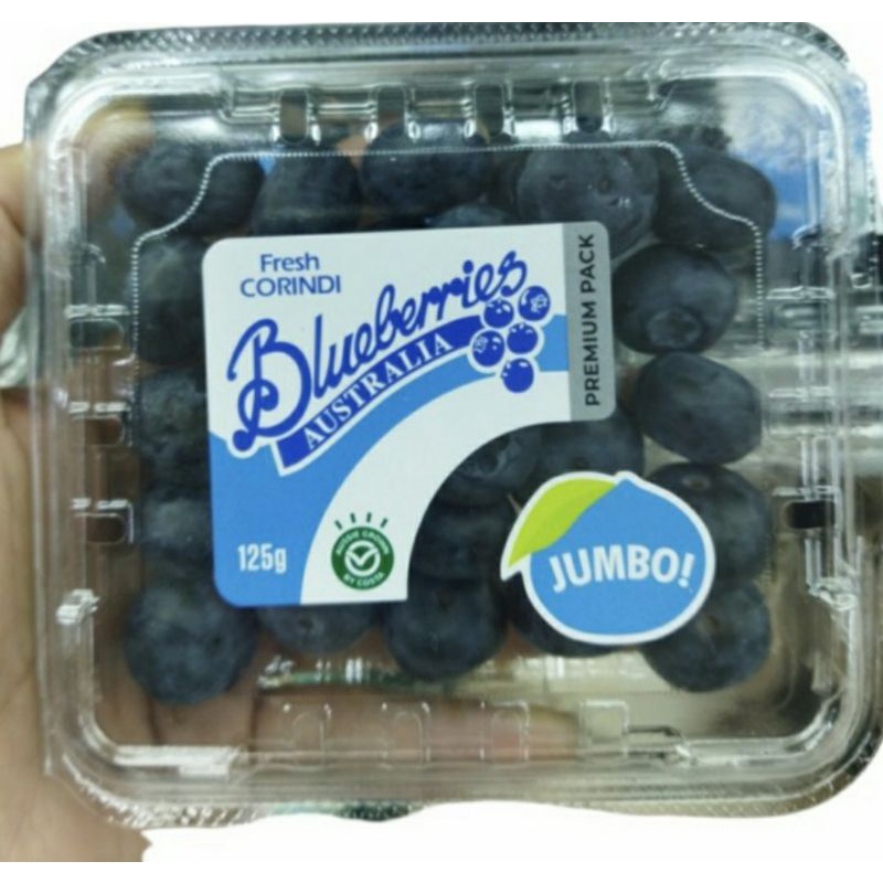 

blueberry bluberries Australia fresh corindi jumbo | 125 grm