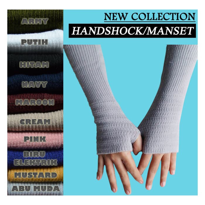 HANDSOCK/MANSET | manset rajut | manset tangan | fashion muslim