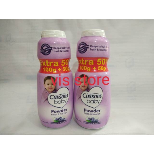 Cussons Baby Powder 150 gr bedak bayi Fresh Nourish