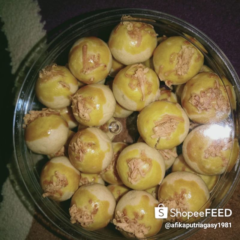 

Nastar Bulat Keju Ukuran Toples 250gr