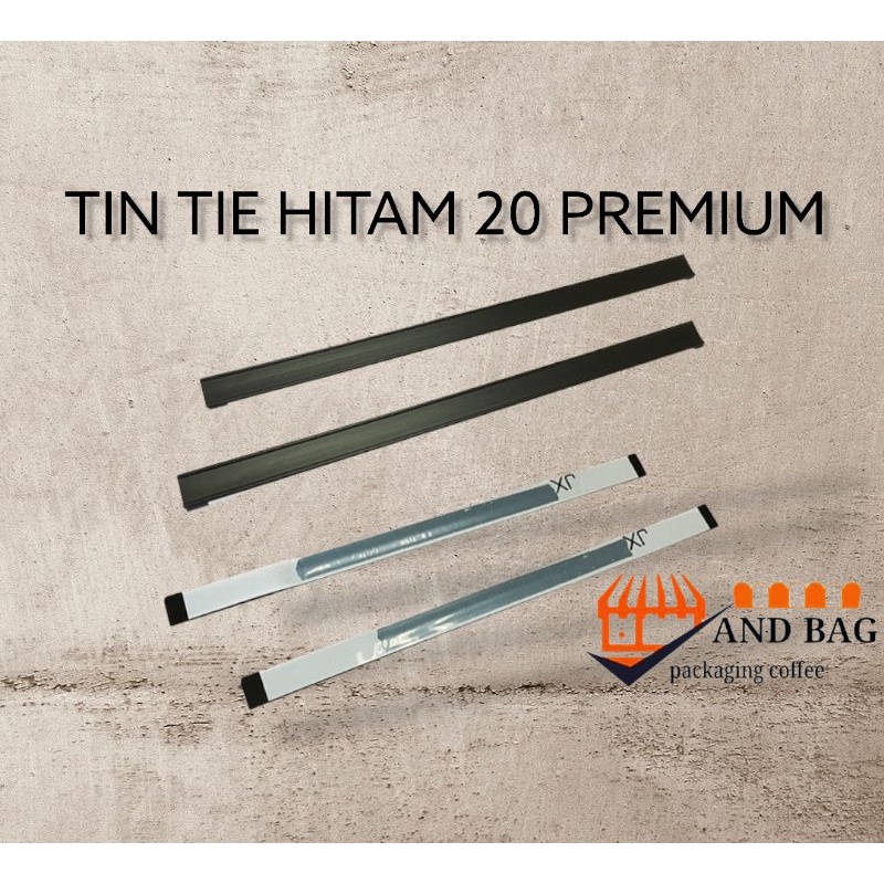 

TIN TIE 20 cm impor + perekat