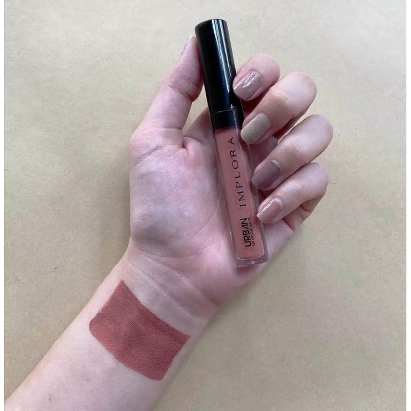 IMPLORA Urban Lip Cream Matte Original BPOM - Lipcream Surabaya-IMPL 07 Truffle Mouv
