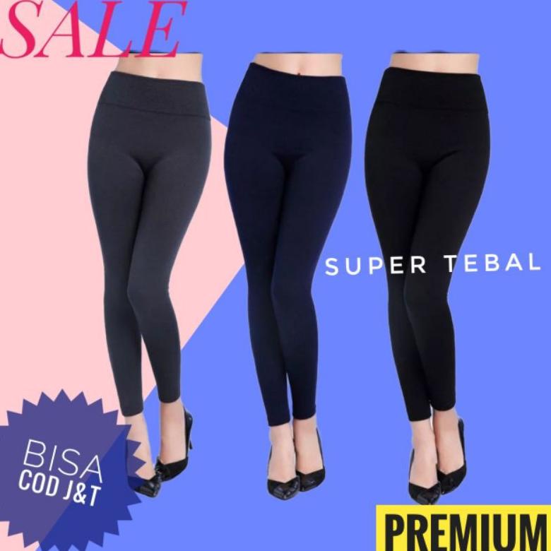Leging Wanita Tebal Import Jumbo Allsize (S-Xxl) Bisa Buat Olahraga Murah..