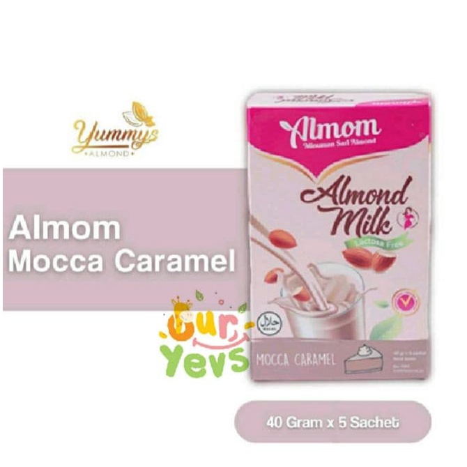 Almom Almond Milk Powder Premium / Pelancar ASI Sari Almond Bubuk