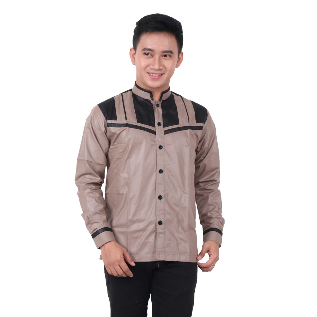 Baju Koko Motif Wafer Coksu Hitam Shopee Indonesia Baju Koko Motif Wafer Coksu Hitam Shopee Indonesia