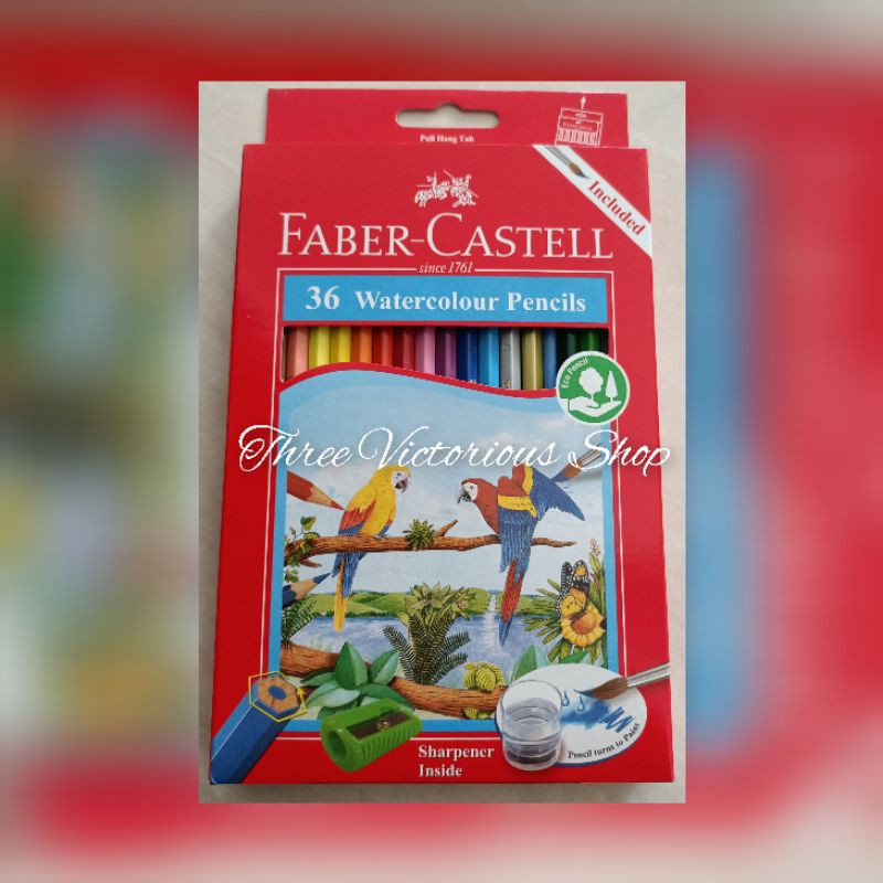 

original watercolour pencils faber Castell cat air 24 / 36 / 48